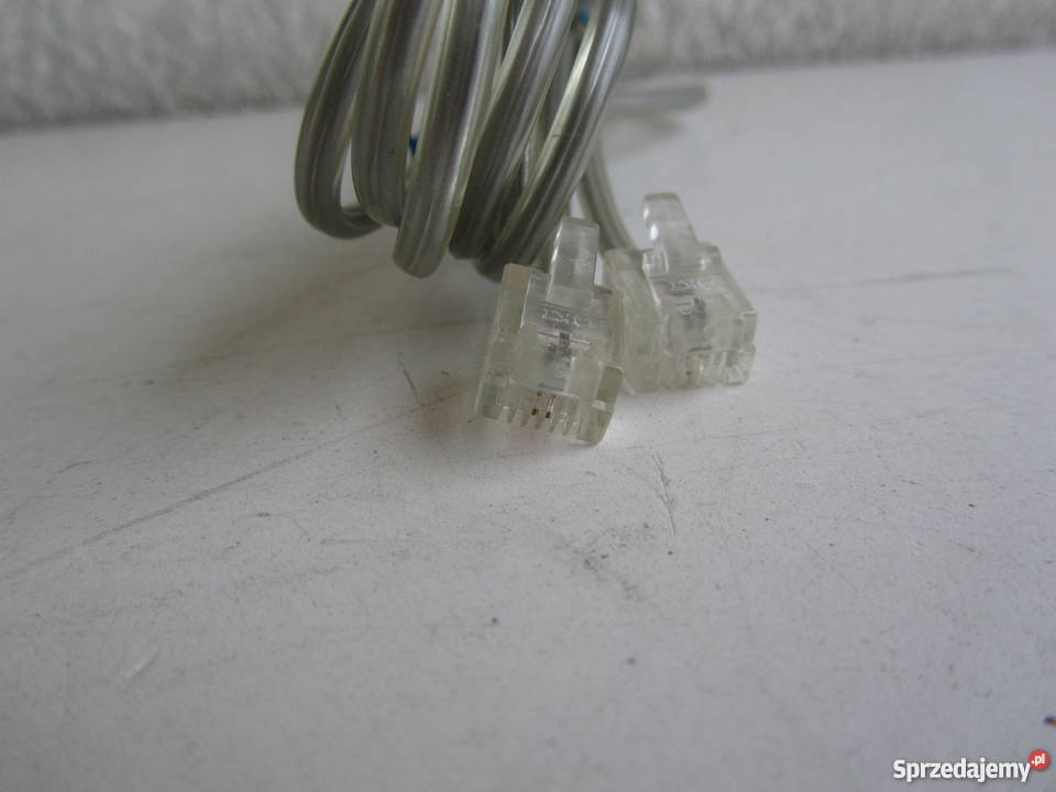 Kabel telefoniczny wtyk RJ11 6p2c x 2 dł 21m Olecko
