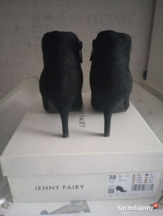 Botki czarne na szpilce zachodniopomorskie sprzedam