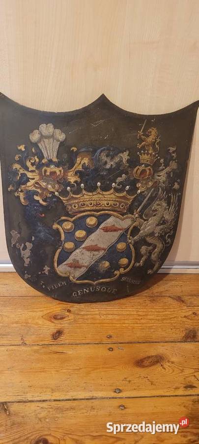 Oryginalna Tarcza Herbowa FreihereenBaronów von Poznań