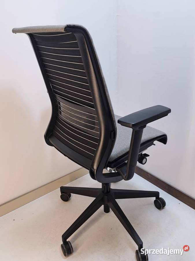 Fotel biurowy obrotowy Steelcase Think szary wielkopolskie Kórnik sprzedam