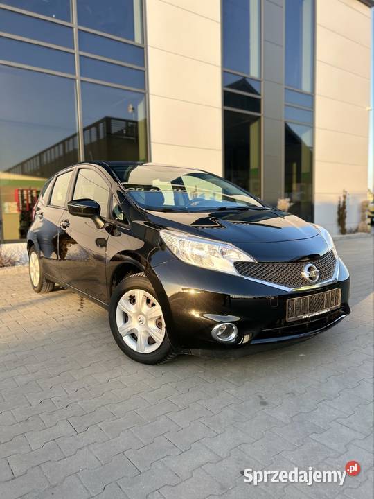 Śliczny Nissan Note Czarny Benzyna Super stan ESP Puławy