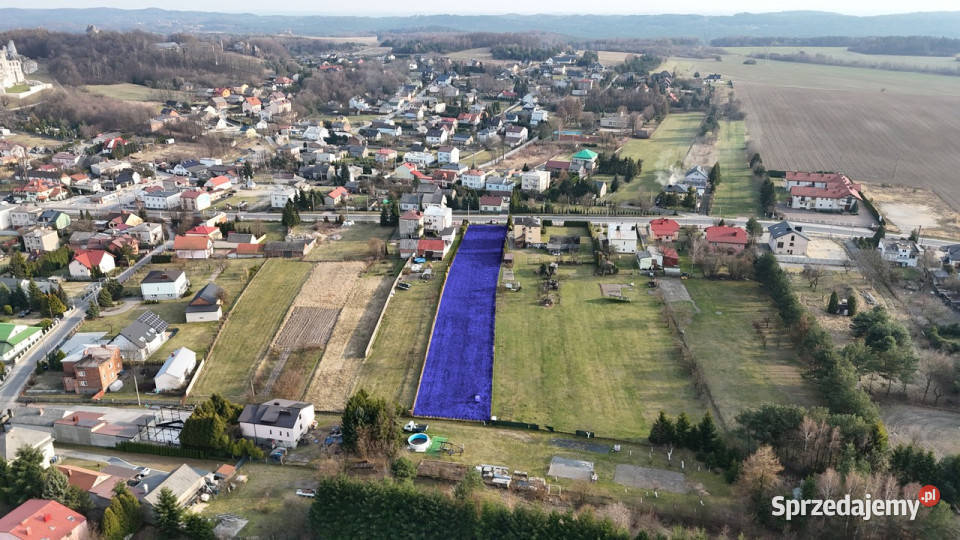 DZIAŁKA BUDOWLANO USŁUGOWA PODZAMCZE 32ar budowlana sprzedam