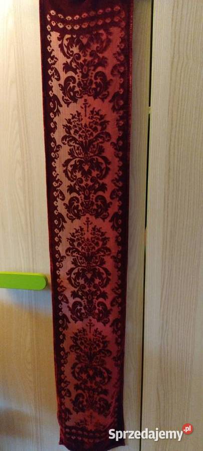 Szalik Apaszka w kolorze bordowym Galanteria i dodatki Lublin