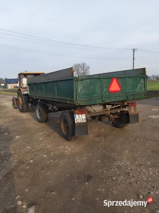 Przyczepa wywrotka d47 zarejestrowana Zator