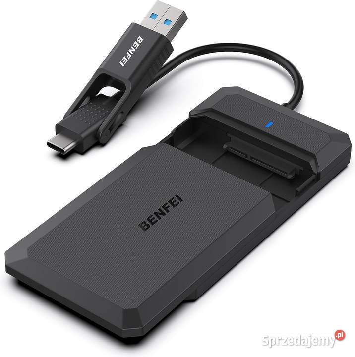BENFEI Obudowa zewnętrzna 25 SATA na USB CA do zewnętrzny Dyski