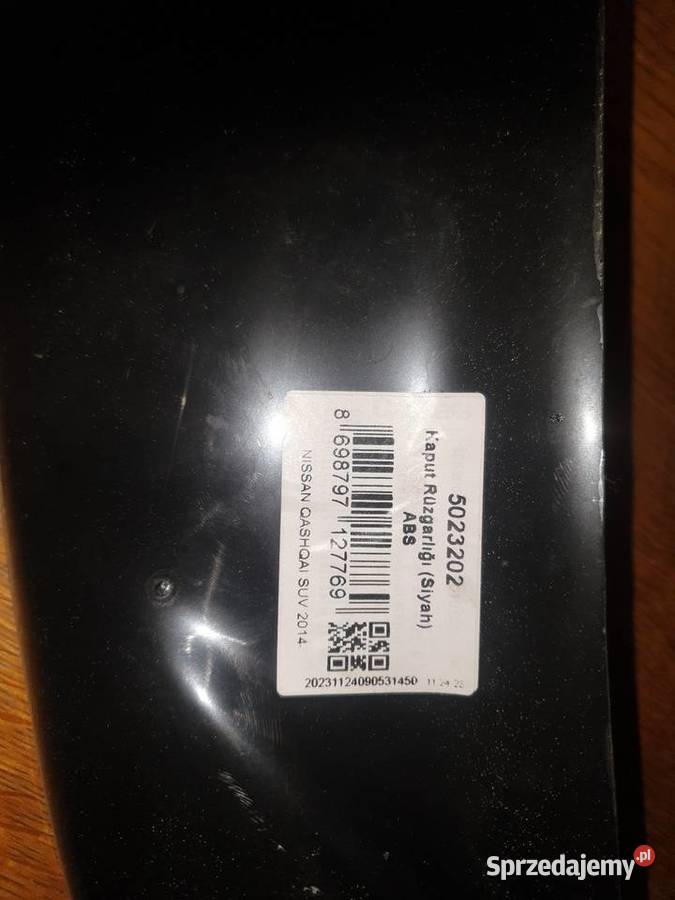 Owiewka maski nissan qashqai j11 małopolskie Kwiatonowice