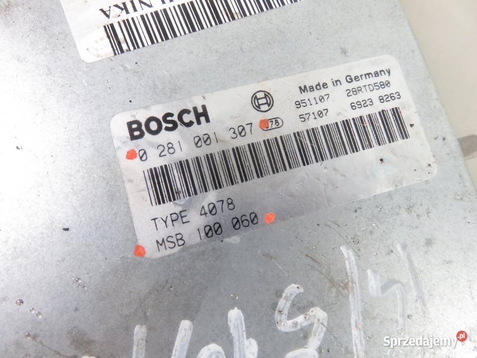 STEROWNIK ROVER 600 620 Sdi 0281001307 MSB100060