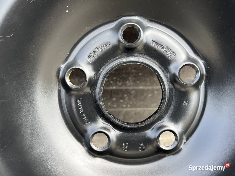 Koło zapasowe felga 5x112 ET50 20555 R16 VW Audi Koła dojazdowe zachodniopomorskie Białogard