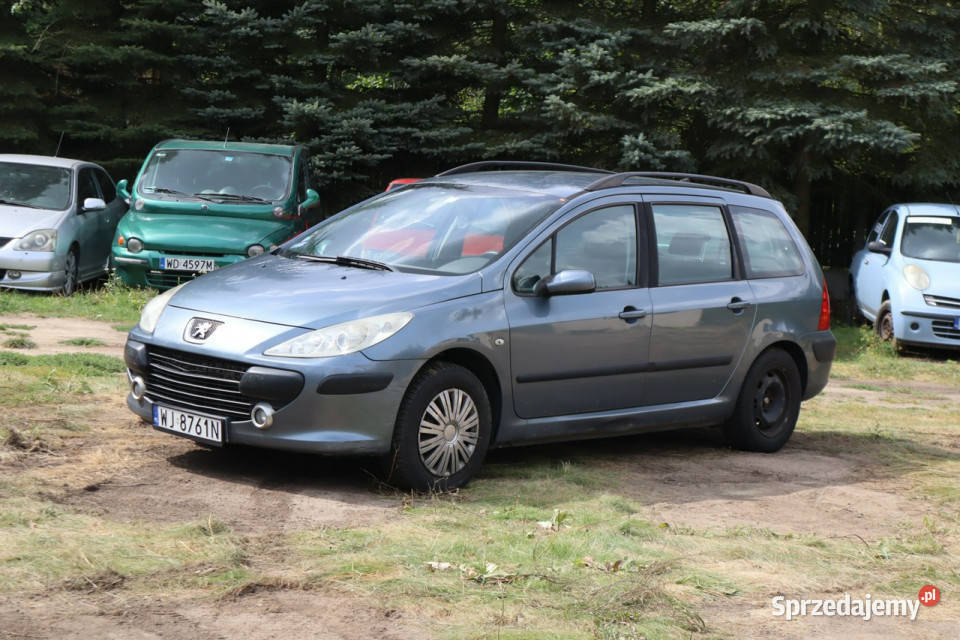 Peugeot 307 SW 2007r 16 Diesel Kombi Tanio lakier metallic