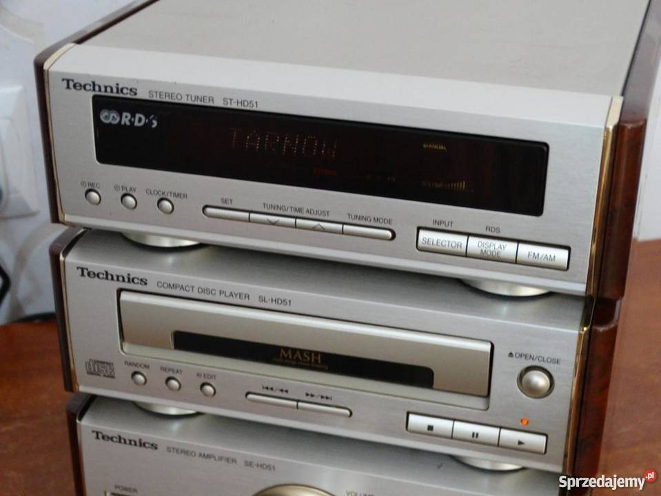 Wieża Technics z serii SEHD51 śliczna i Jasło sprzedam