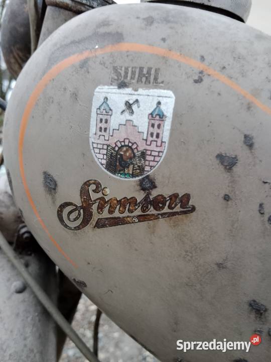 Simson Sr 1 1957 Rok produkcji 1957 małopolskie