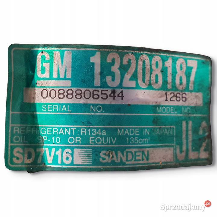 SPRĘŻARKA KLIMATYZACJI Opel Vectra C 18 16V Chełm