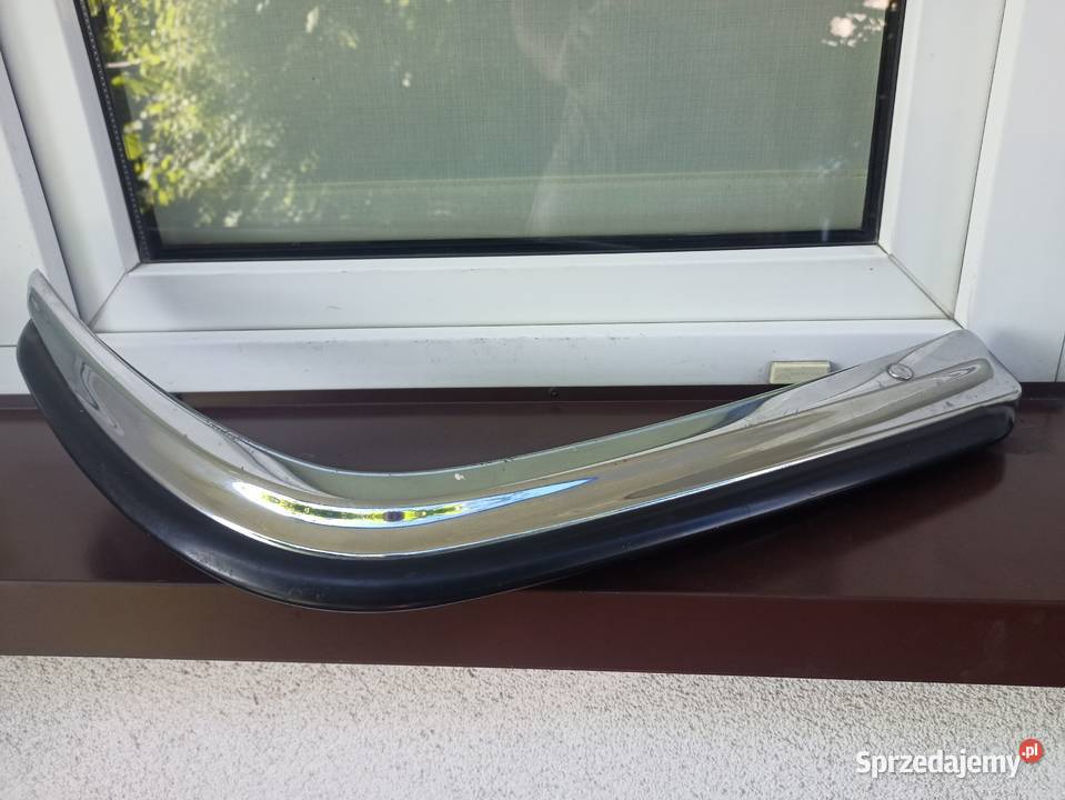 Mercedes W116 kieł zderzaka przedni prawy chrom zderzaki Sieradz sprzedam