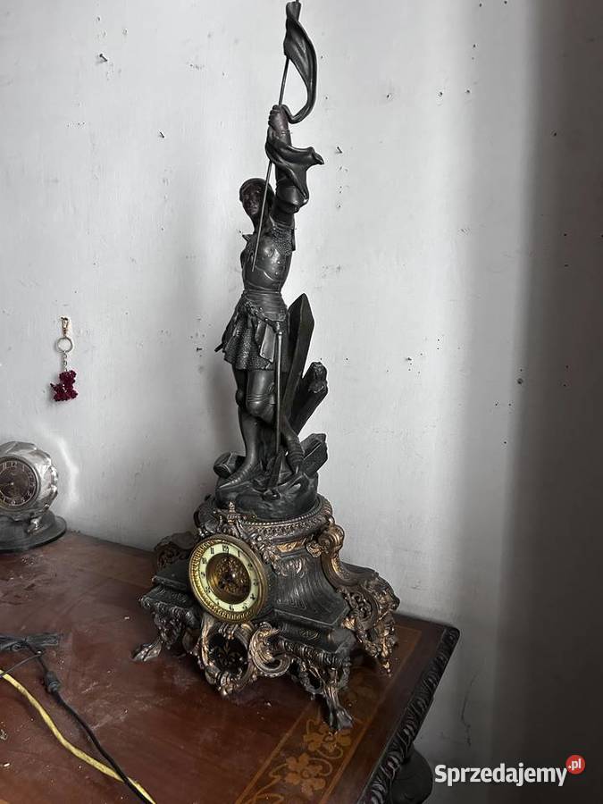 zegar figuralny Joanna Darc łódzkie Radomsko