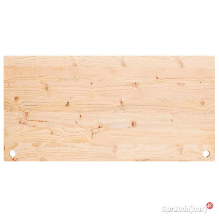 Blat biurka 110x60x25 lite drewno sosnowe