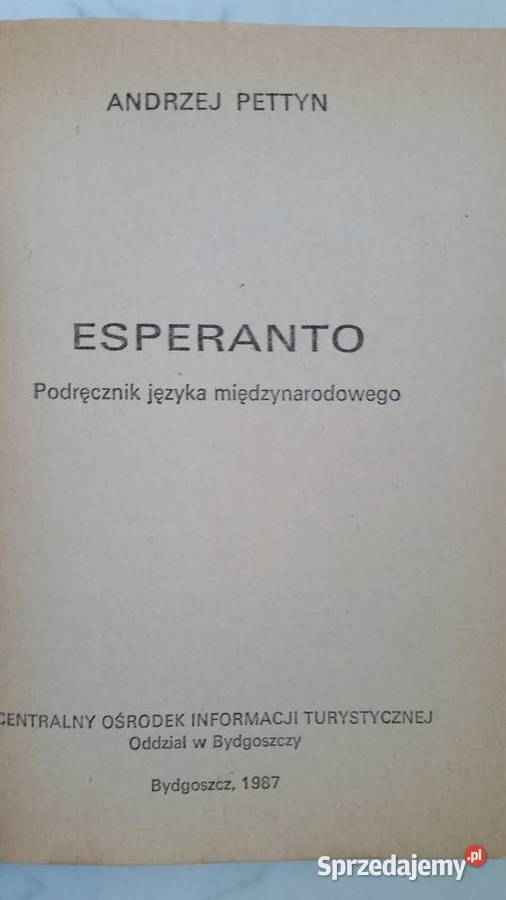ESPERANTO Podrecznik jezyka miedzynarodowego języki obce