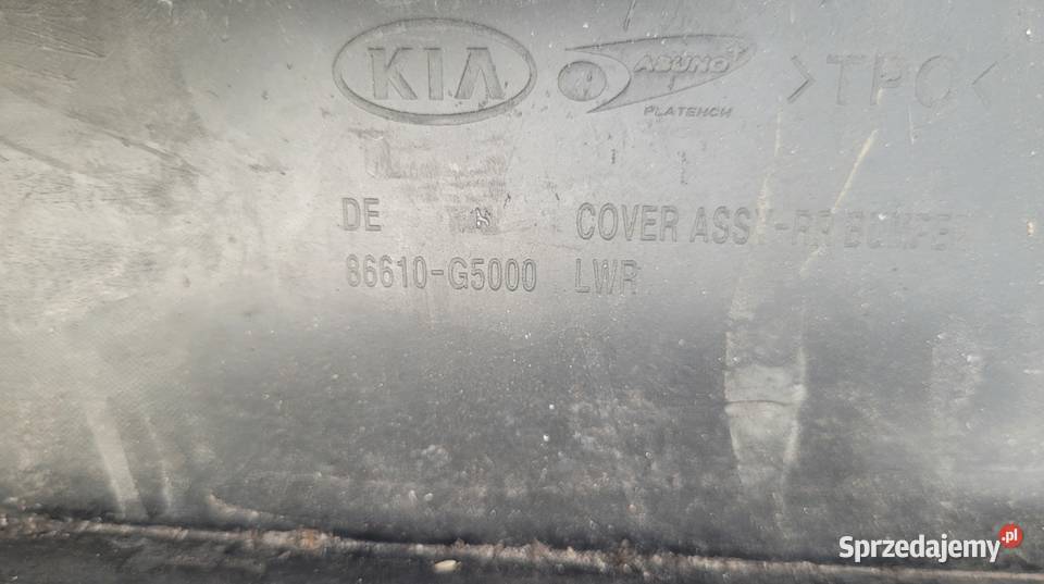 KIA NIRO HOKEJ SPOILER DOKLADKA ZDERZAK TYL 928 śląskie Ruda Śląska