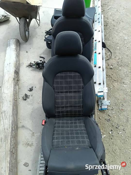 Fotele szkocka krata Boczki Audi A4 B8 Kombi Bodzentyn