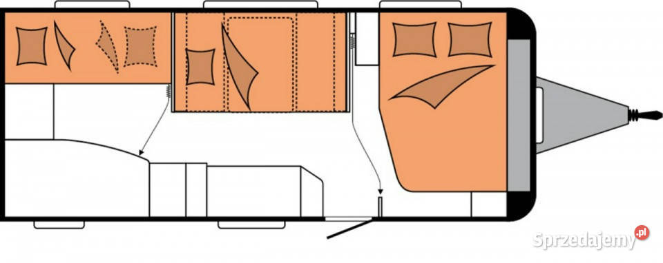 przyczepy kempingowe Hobby De Luxe 545 KMF Przyczepy i naczepy Janki
