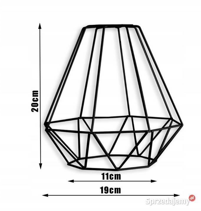 Kinkiet LOFT lampa ścienna czarny Diament E27 Choroszcz sprzedam