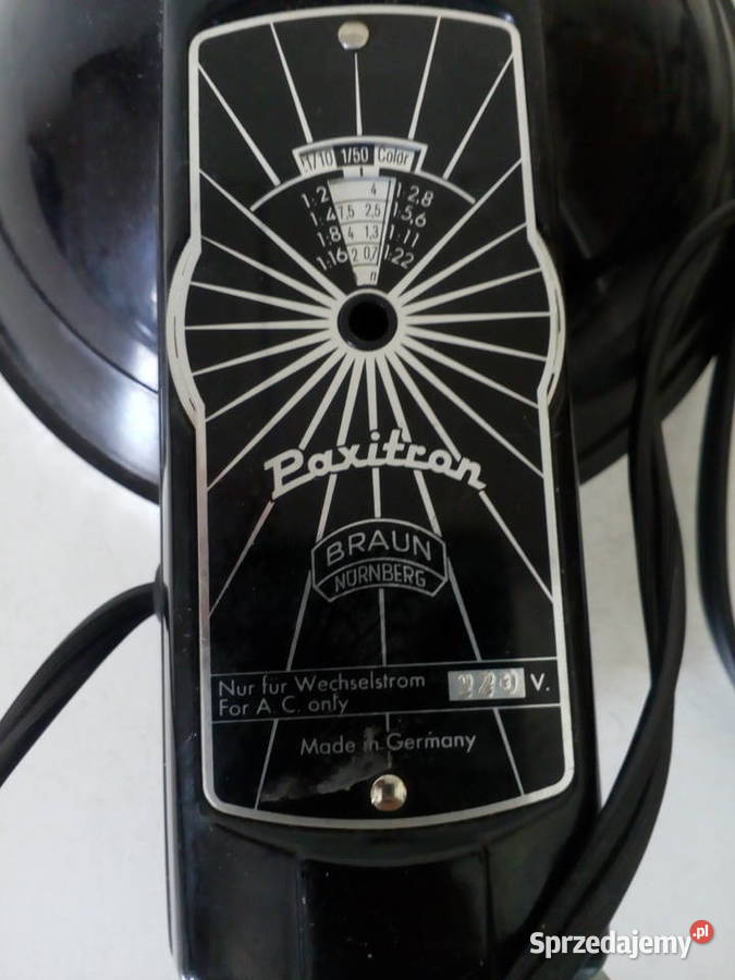 Stara lampa błyskowa Paxitron Braun Germany podkarpackie Rzeszów