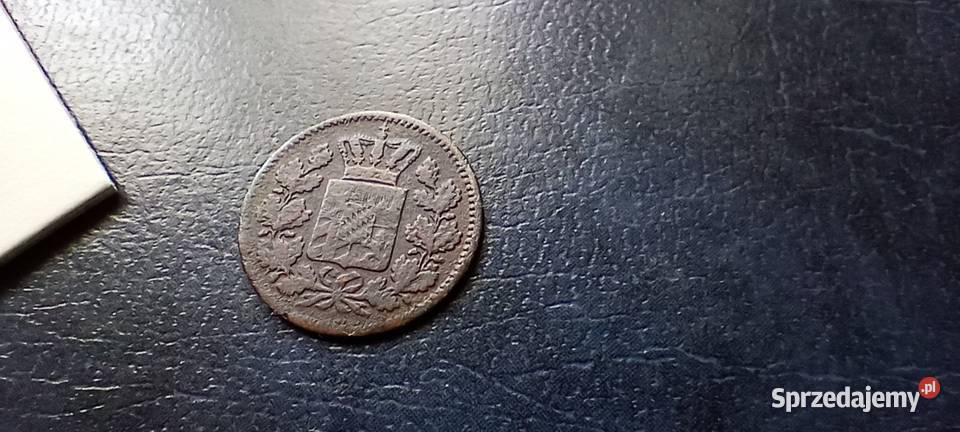 Stare monety 1 fenig 1860 Niemcy podkarpackie Lesko sprzedam