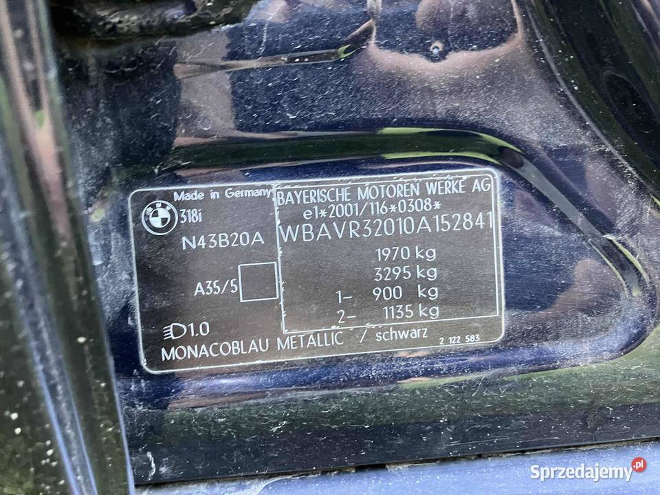 Sprzedam części w całości BMW 318i 2008 Katowice