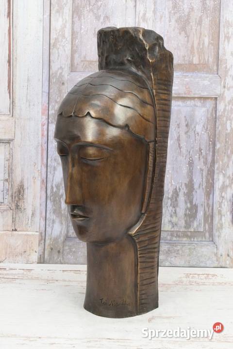 Posąg wg Amedeo Modigliani Abstrakcja Głowa Kraków