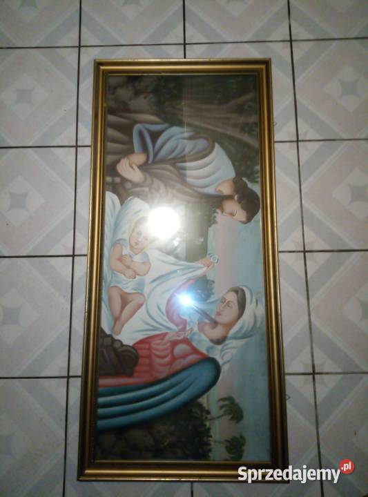 Stare Obrazy Religijne 4 sztuki małopolskie Jordanów sprzedam