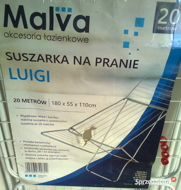 Nowa metalowa składana suszarka na pranie Krotoszyn