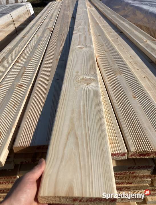 Deska tarasowa 26x144mm B 2 gatunek Sosna Krosno Odrzańskie