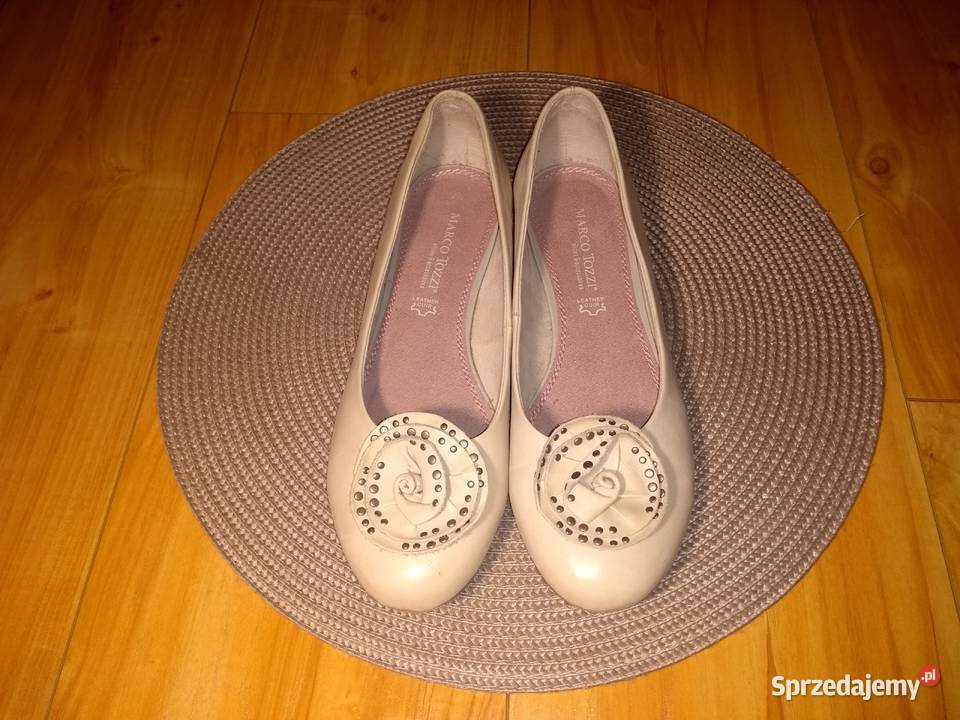 Baleriny skórzane Marco Tozzi Gorzów Wielkopolski sprzedam