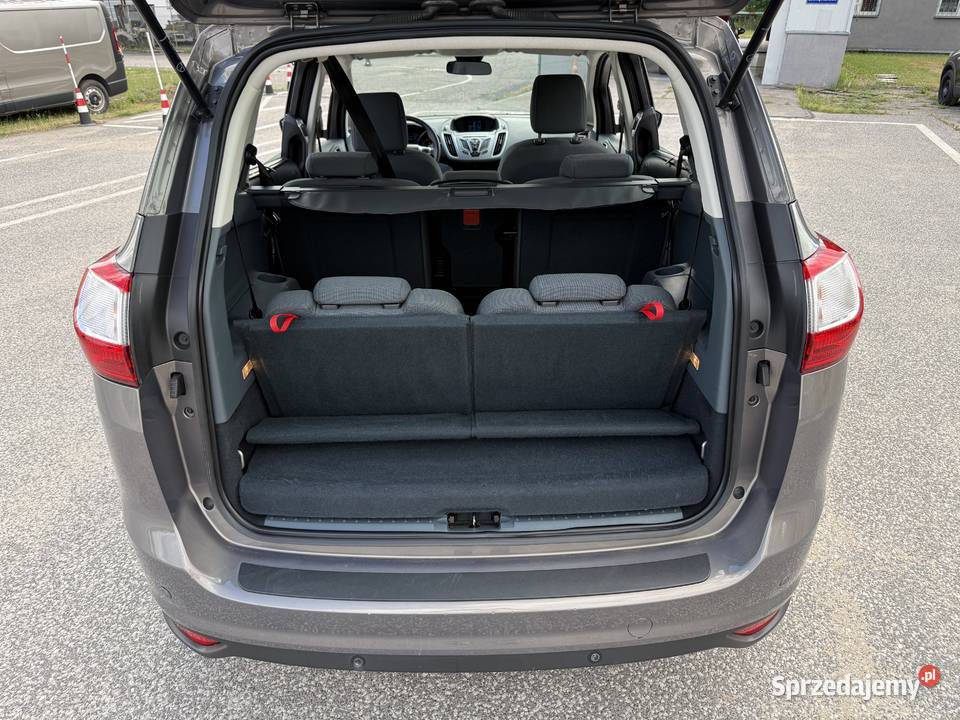 Ford Grand C BENZYNA 7 Osobowy Klimatyzacja aluminiowe felgi Konin