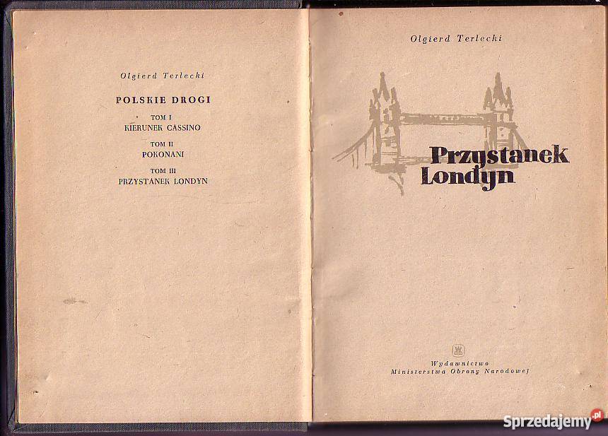 6433 PRZYSTANEK LONDYN OLGIERD TERLECKI Książki i Podręczniki Czyrna