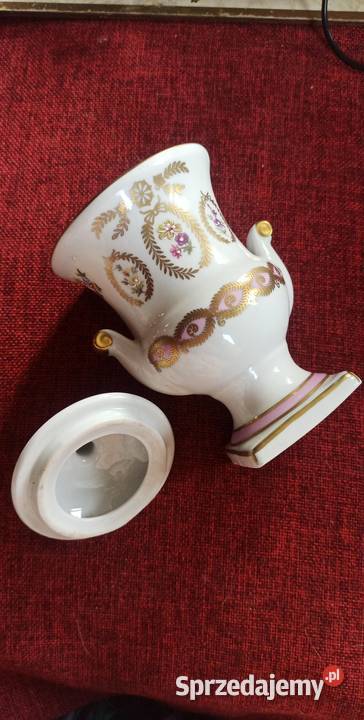 Piękny pojemnik z pokrywką Syg PM Made in GDR Porcelana i szkło Gdańsk sprzedam