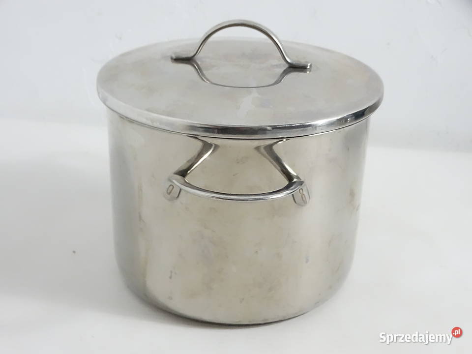 Porządny Garnek WMF Germany 1810 z Pokrywką Stal Biłgoraj