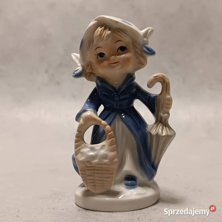 Porcelanowa figurka Dziewczynka Turyngia Porcelana i szkło Warszawa