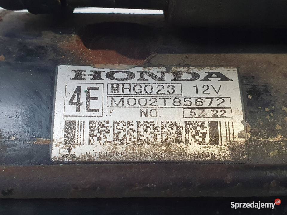 ROZRUSZNIK Honda Accord VII 22 ICTDI oryginał Motoryzacja Rudka