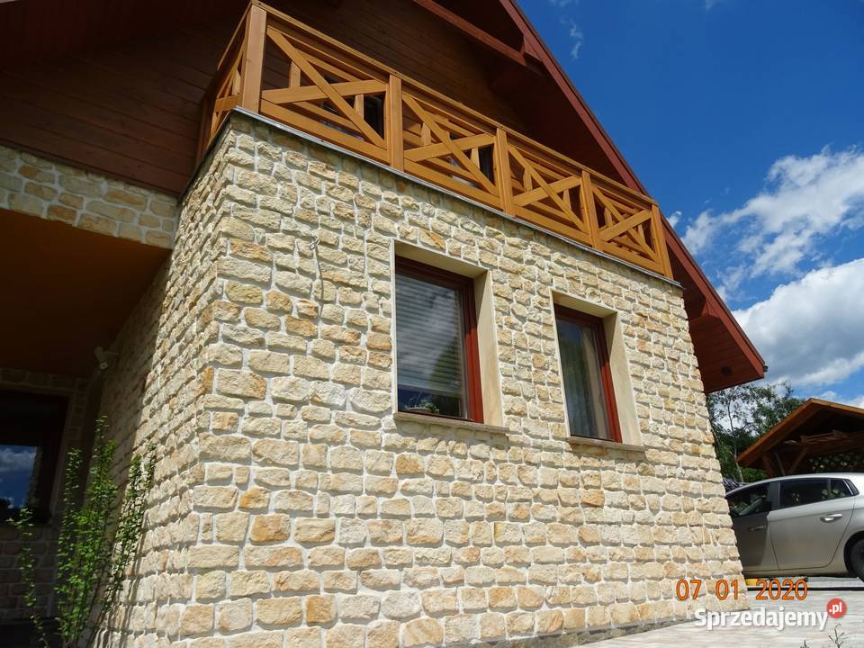 kamień na ściany domu elewacje dom piaskowiec Radomsko
