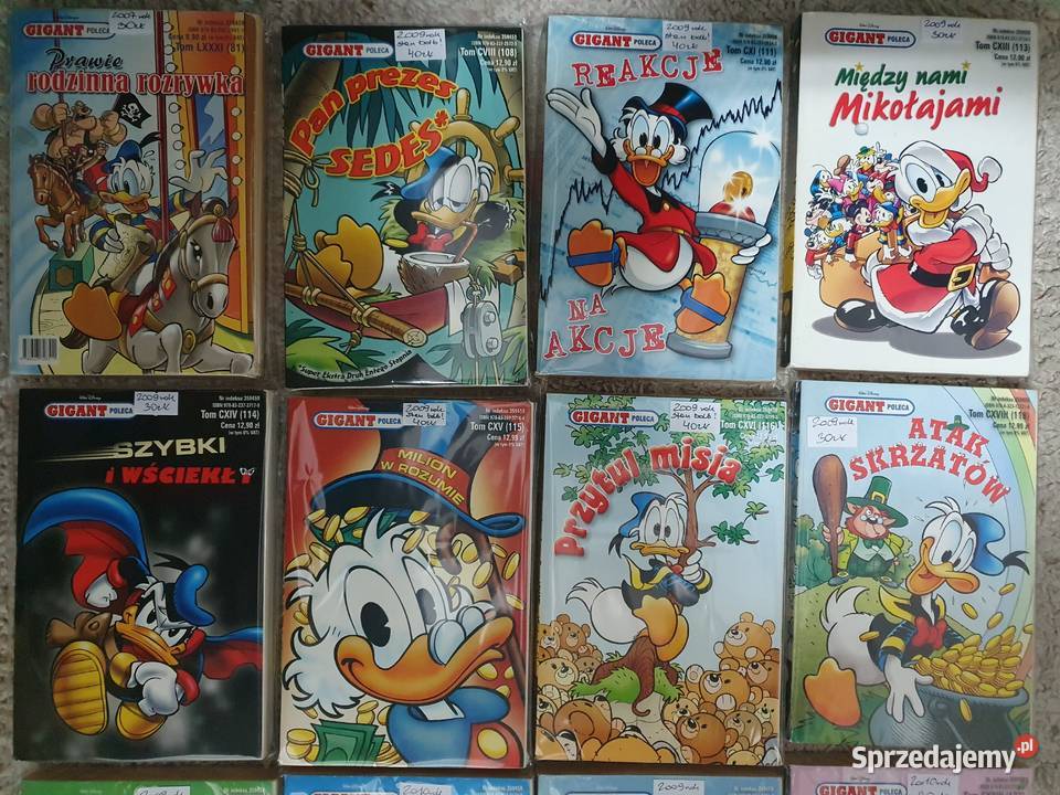 Komiks Gigant Gigant Poleca 80 tomów rózne