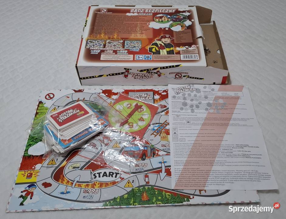 Zostań Strażakiem gra planszowa FAN Zabawka Czeladź