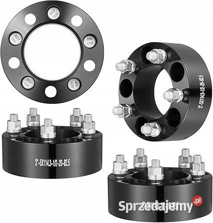 Dystanse 4sztuki 5x1143 czarne 51mm 4 na oś Pozostałe Szczerbice