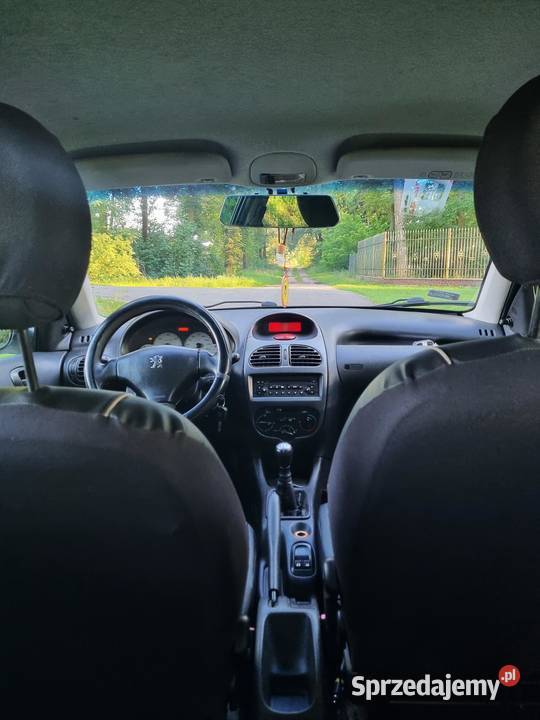 Peugeot 206 14 HDI 2007 srebrny nieuszkodzony Pruszków