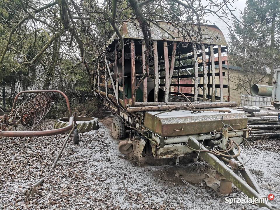 Przyczepa samozbierająca zgrabiarka 7 Zgrabiarki i przetrząsacze dolnośląskie sprzedam