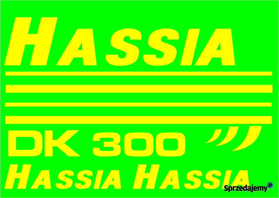 naklejki hassia dk 300 Jeżewo