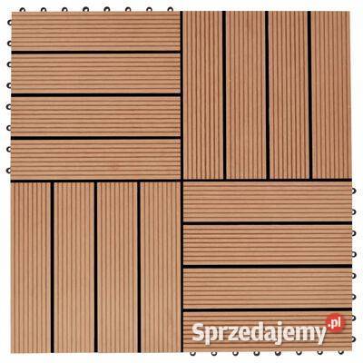 vidaXL Płytki tarasowe 22 30 x 30 2 m WPC kolor