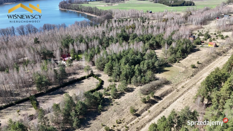 Działka Letniskowa 835m2 Bartężek Jezioro utwardzona