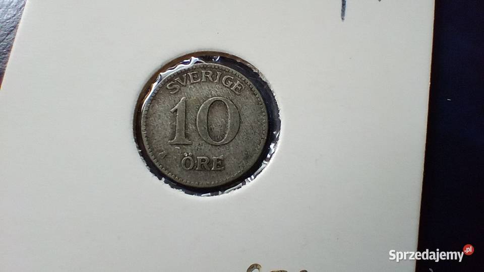 Stare monety 10 ore 1914 Szwecja srebro sprzedam