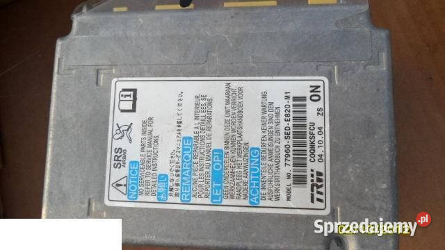 HONDA ACCORD 2005 STEROWNIK AIRBAG SRS Kozubszczyzna