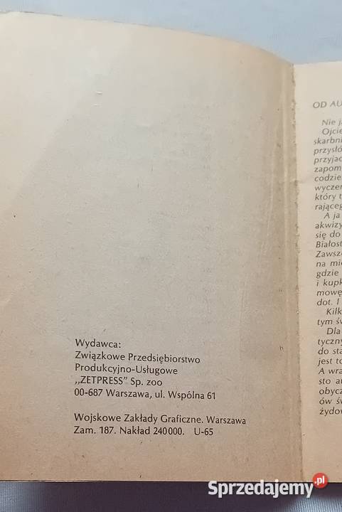 Judaica Mieczysław Jewerbaum Same cuda żydowskie